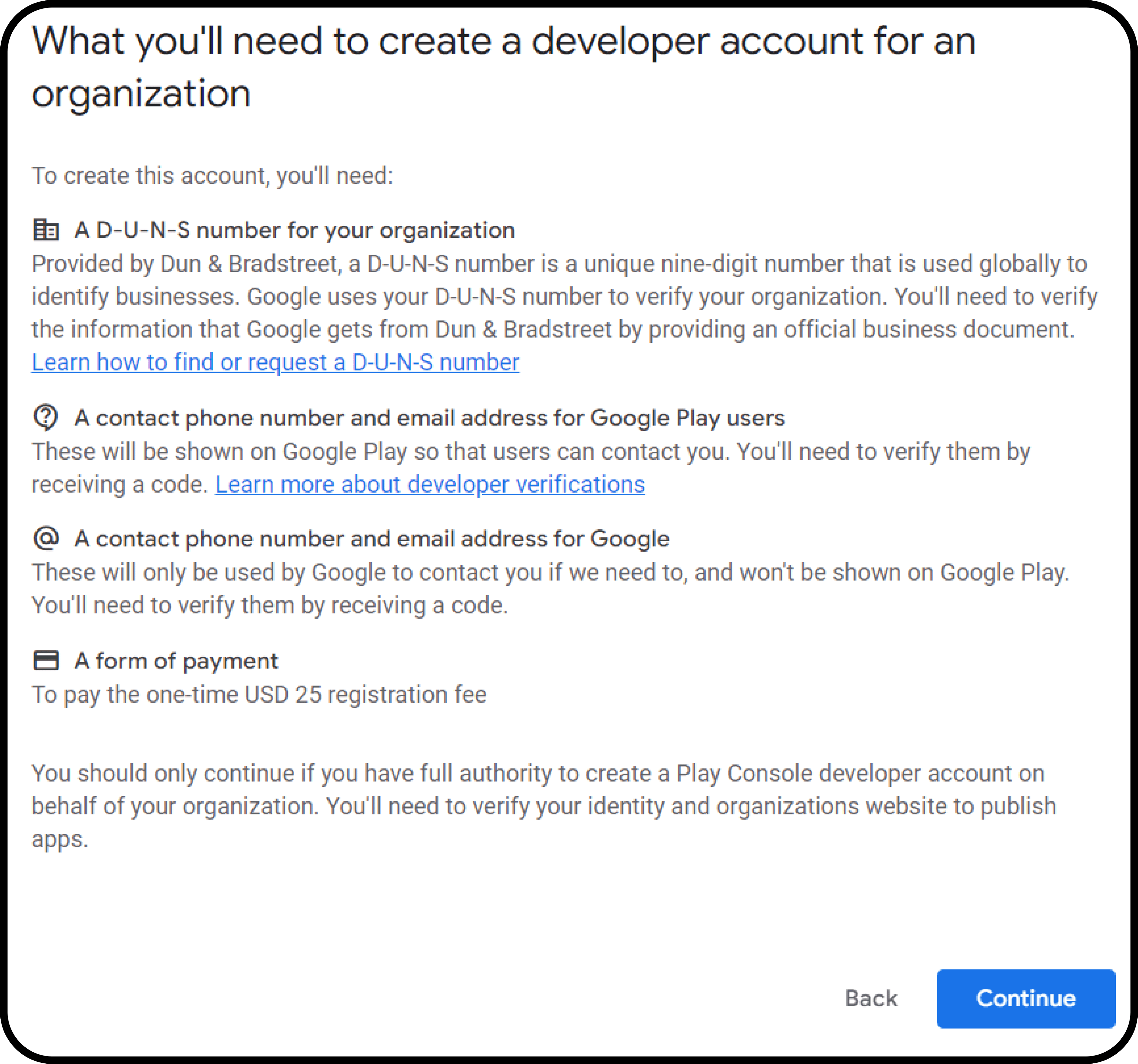 How To Set Up A Google Developer Account - Artistic Dark Design - Mobile